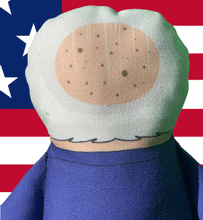 Load image into Gallery viewer, Back of Joe Biden parody dog toy