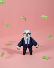 Load image into Gallery viewer, Michael Gove cat toy surrounded by fish