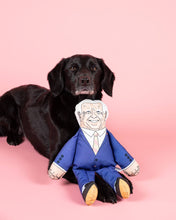 Load image into Gallery viewer, Joe Biden dog toy with black dog